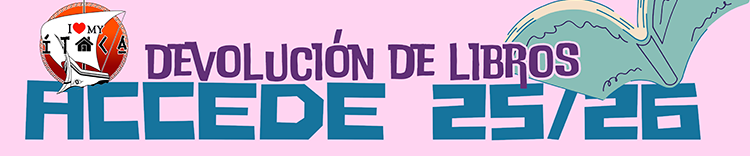 PROGRAMA ACCEDE 2025-2026: DEVOLUCIÓN DE LIBROS